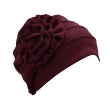 Dame Polyester Hijab-skjerf – Monokrom blomst