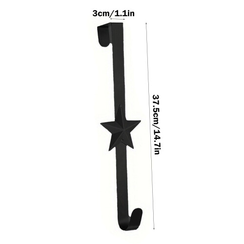Door Wreath Hanger Metal Single Hook for Home Fall and 2