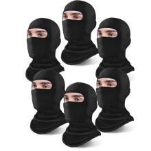 Maska kominiarka czarna 6 szt.