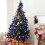 Dunkelblaue Mini-Weihnachtsbaumkugeln, 12 Stück, 5,5 cm 4