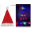 LED Julemandshat Rød Festlig Lysende Hat 1 stk. 5