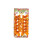 Mini Christmas Bows Orange 12PCS 2.36 inch 6