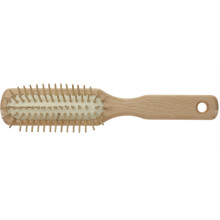 Efalock Pneumassagebürste VITA FLEX 5-reihig schmal helles Holz