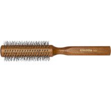 Efalock Rundbürste ROUND-STYLER 14-reihig 24 / 42 mm naturholz mit Kugelspitzen