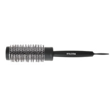Efalock Rundbürste PROFI METALL SOFT 33 mm / 48 mm schwarz-silber
