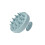 Efalock Green Shampoo Brush (Kopfmassagebürste) hellblau 1