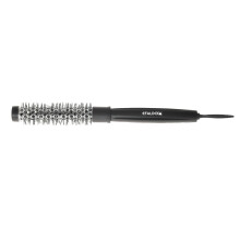 Efalock Rundbürste PROFI METALL SOFT 16 mm / 27 mm schwarz-silber