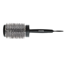 Efalock Rundbürste PROFI METALL SOFT 58 mm / 73 mm schwarz-silber