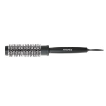 Efalock Rundbürste PROFI METALL SOFT 25 mm / 38 mm schwarz-silber