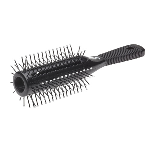 Efalock Rund-Tunnelventbürste VENT PRO 360 schwarz 70 mm