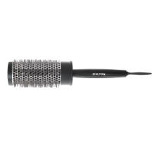 Efalock Rundbürste PROFI METALL SOFT 42 mm / 60 mm schwarz-silber