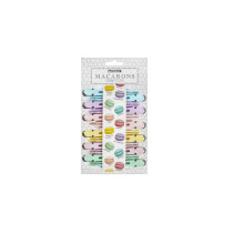 Efalock MACARONS COMBI CLIPS Abteilklammern 12 StĂĽck pastell sortiert