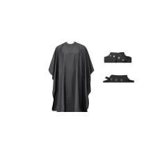 Efalock Haarschneideumhang SILICON SEAL 145 x 125 cm schwarz