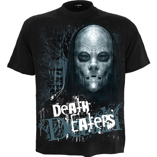 Harry Potter DEATH EATERS - Front Print T-Shirt Black