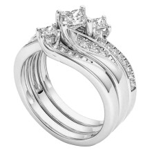 Silver birthstone ring for women non-tarnish CZ 1 piece