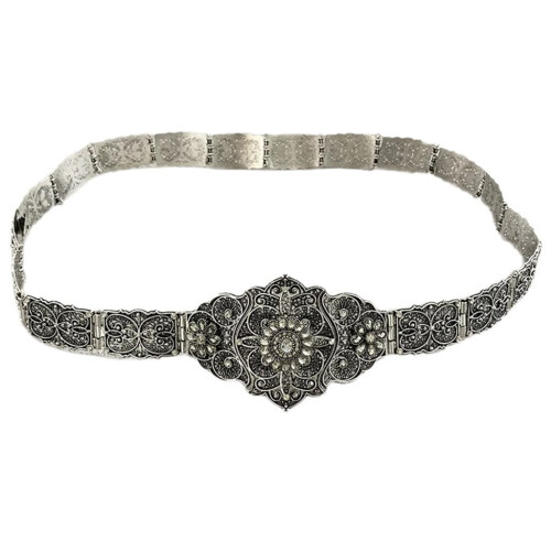 Russian Caucasian Ethnic Metal Belt 103cm