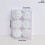 Plaid White Shatterproof Christmas Ornaments 6PCS 1