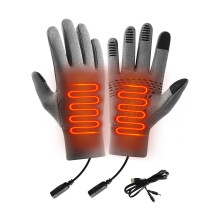 Karymi Beheizbare wasserdichte Handschuhe, USB-aufladbar