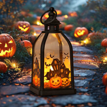 LED Halloween -lyhtykoristeet sisä- ja ulkotiloihin