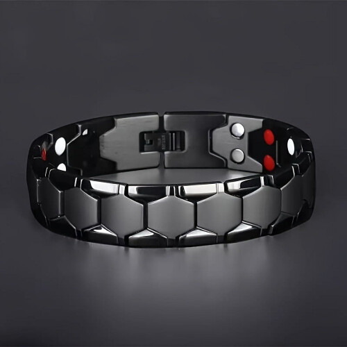 Magnetiskt armband i rostfritt stål för män