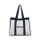Διαφανής τσάντα Tote από PVC 40x32x20cm 1