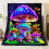 Κουβέρτα Fleece με νέον μανιτάρι 150x200εκ. 1