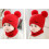 Conjunto de gorro e cachecol de tricô para bebê – Acrílico macio, com pompom. 2