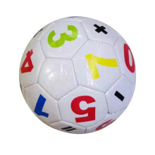 Lichtgewicht PVC-trainingsvoetbal, perfect voor strand- en-Wit