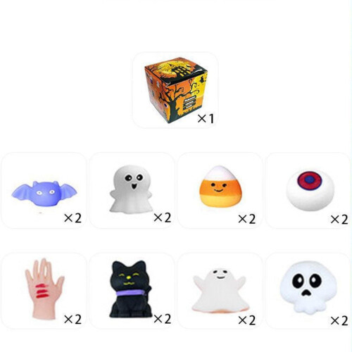 Halloween Mochi Squishy Legetøj 24-pak 2