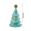 Green Glass Christmas Tree Ornament 1 Piece 3