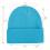 Knit Winter Beanie Hat Soft Acrylic Warm Cuffed Blue 2