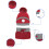 Conjunto de gorro y bufanda calefactables USB para mujer, 5 V, 40–50 C 2