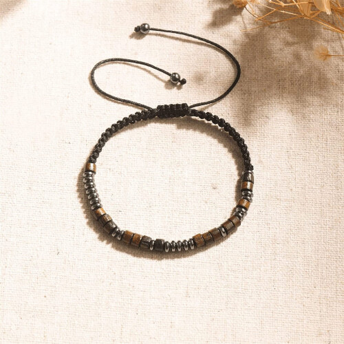 Jacenvly Beaded Bracelet Adjustable Gift for Family 2