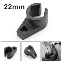 22 mm pipenøkkel med forskyvning for O2-sensor, 3/8" feste