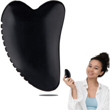 Instrument Gua Sha pentru față și corp din piatră naturală Bian