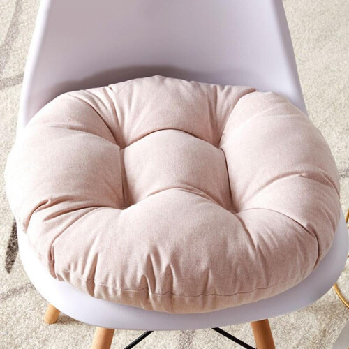 Rond polyester vloerkussen 18,9 x 18,9 x 4 inch