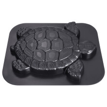 Cement Mold Turtle Shape for Walkway Black 1 Set
