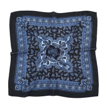 Cashew Print Polyesterskjerf for kvinner 70x70cm