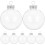 Clear Fillable Christmas Baubles 8cm 25 Pack 1