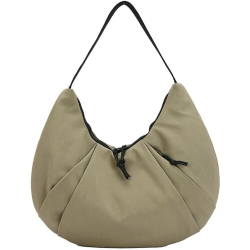 Große Schultertasche aus Nylon für Damen