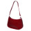 Rote Mini-Schultertasche aus PU für Damen 1