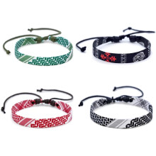 Conjunto de 4 pulseras palestinas Keffiyeh