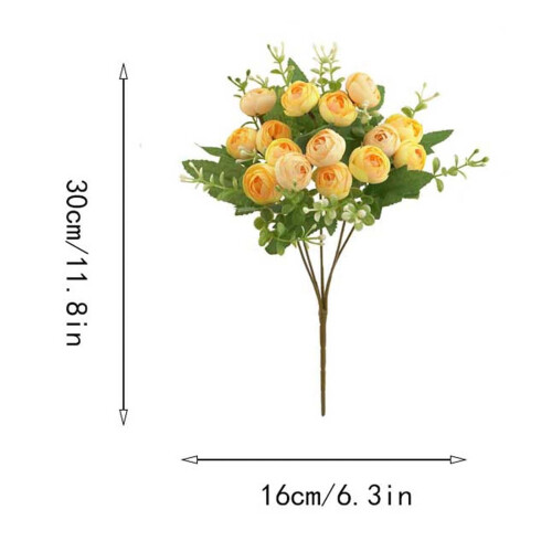Artificial Silk Wedding Bouquet for Bridal Decor 2