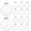 Clear Fillable Christmas Baubles 8cm 25 Pack 2