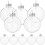 Clear Fillable Christmas Baubles 8cm 25 Pack 3