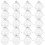 Clear Fillable Christmas Baubles 8cm 25 Pack 4
