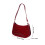 Rote Mini-Schultertasche aus PU für Damen 2