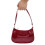 Rote Mini-Schultertasche aus PU für Damen 5