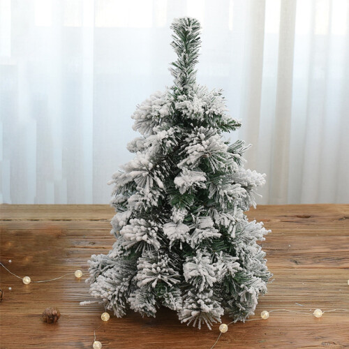 Mini Christmas Tree PVC Wood Base 30cm 45cm 60cm 2