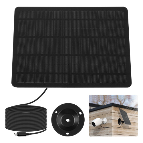 20W solpanel för säkerhetskamera, väggmontering 1